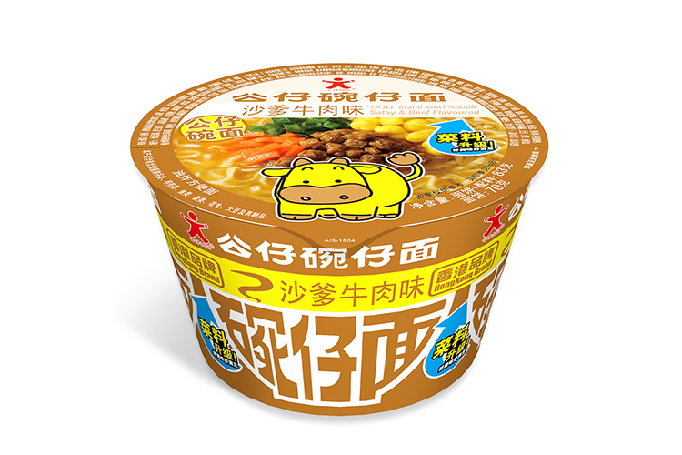 DOLL BOWL NOODLE SATAY BEEF FLAVOUR 83G